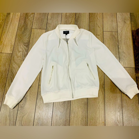 Walter baker mesh back light bomber jacket Medium ($198) - Picture 1 of 4